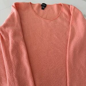 ladies sweater top  Large peach color